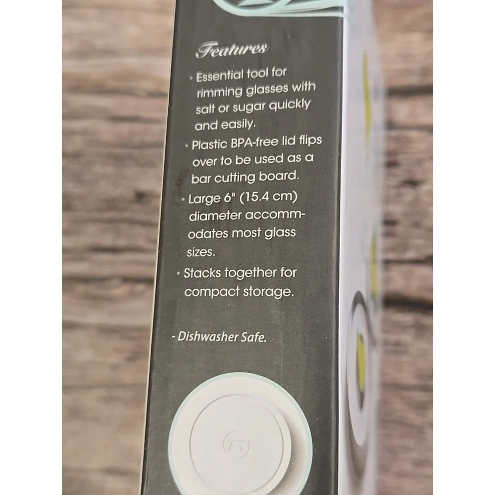 Chillware By Outset 3 In 1 Stainless Steel Cocktail Rimmer New-Sealed (207)